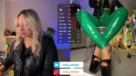 Snapshot of erika_kirman chatting on 12.14.24 Erika online show from 12.14.24