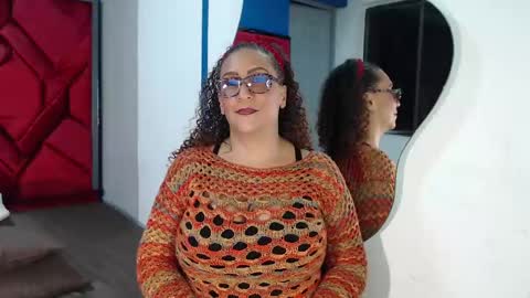 Snapshot of evamills1 chatting on 02.14.25 Eva Mills online show from 02.14.25