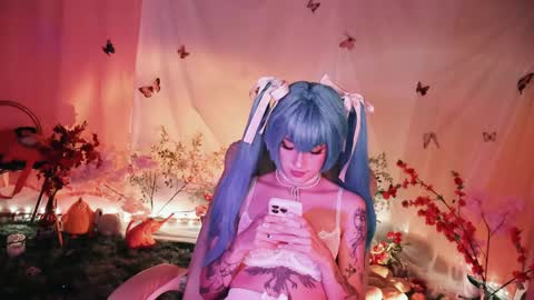 Snapshot of fairywhore chatting on 05.29.26 Jackie Cosplayer online show from 05.29.26