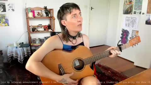 Snapshot of fernydew chatting on 06.08.26 Fern next stream 430pm Monday PST online show from 06.08.26