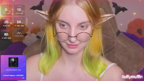 Snapshot of fluffy_muffin3 chatting on 10.16.25 Agatha online show from 10.16.25