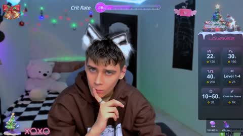 Snapshot of foxicfu chatting on 12.25.24 Foxicfu online show from 12.25.24