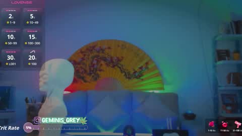 Snapshot of geminis_grey chatting on 10.01.25 Geminis online show from 10.01.25