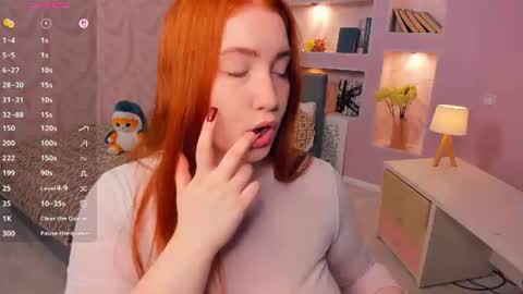 Snapshot of ginger_twinkle chatting on 07.25.26 Ginger online show from 07.25.26