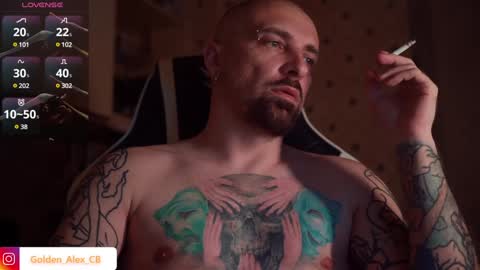 Snapshot of golden_alex chatting on 02.04.25 Alex online show from 02.04.25