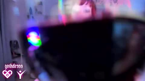 Snapshot of gothdesss chatting on 10.13.25 online show from 10.13.25