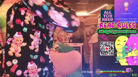 Snapshot of highnesscanna chatting on 12.31.24 HiGHNESS CANNA online show from 12.31.24