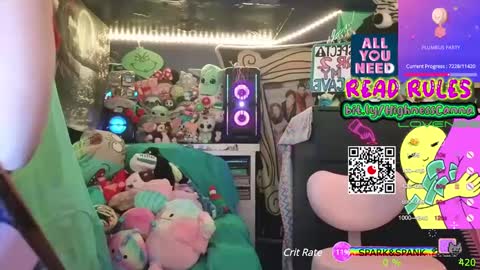 Snapshot of highnesscanna chatting on 01.30.25 HiGHNESS CANNA online show from 01.30.25