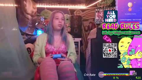 Snapshot of highnesscanna chatting on 02.12.25 HiGHNESS CANNA online show from 02.12.25