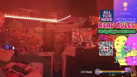 Snapshot of highnesscanna chatting on 02.22.25 HiGHNESS CANNA online show from 02.22.25