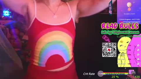 Snapshot of highnesscanna chatting on 03.02.25 HiGHNESS CANNA online show from 03.02.25