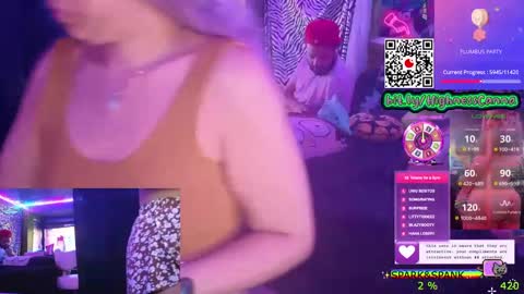 Snapshot of highnesscanna chatting on 10.07.25 HiGHNESS CANNA online show from 10.07.25