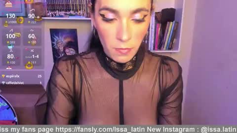 Snapshot of issa_latin chatting on 02.14.26 INSTAGRAM issabella18 TWITTER issa latin online show from 02.14.26