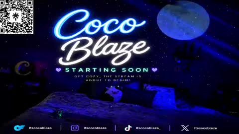 Snapshot of itscocoblaze chatting on 06.18.26 CoCo Blaze online show from 06.18.26