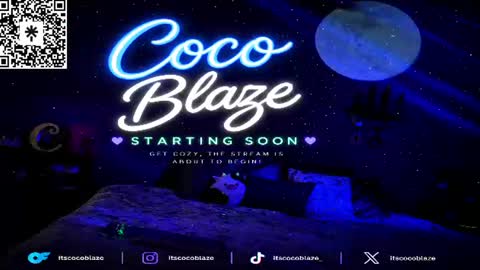 Snapshot of itscocoblaze chatting on 06.19.26 CoCo Blaze online show from 06.19.26