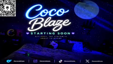 Snapshot of itscocoblaze chatting on 07.01.26 CoCo Blaze online show from 07.01.26
