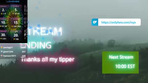 Ivy Nyxx online show from 01.29.25