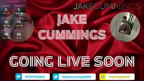 Snapshot of jakecummings69 chatting on 07.14.26 Jake Cummings online show from 07.14.26