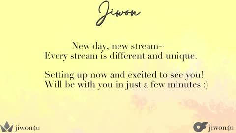 Jiwon online show from 01.26.25