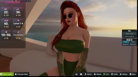 Snapshot of kagome__higurashi chatting on 10.24.25 Emily online show from 10.24.25