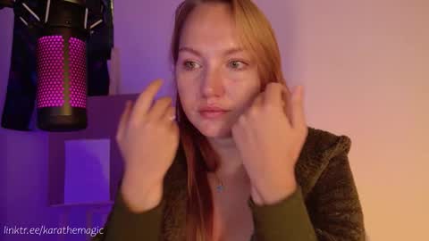 Snapshot of karathemagic chatting on 10.03.25 I am here around 5am GMT karathemagic online show from 10.03.25