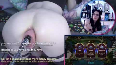 Snapshot of kittendark chatting on 02.17.26 Gothic Kitten online show from 02.17.26