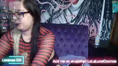 Snapshot of lalalunacosmos chatting on 08.03.26 LaLaLunaCosmos online show from 08.03.26