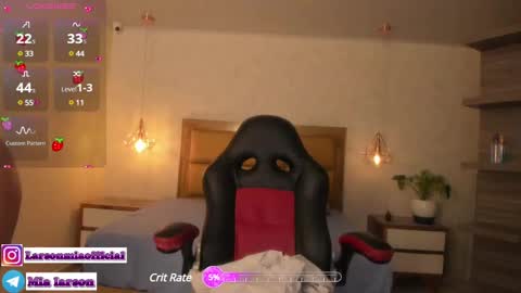 Snapshot of larsonmia chatting on 01.14.25 MIA online show from 01.14.25