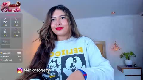 Snapshot of larsonmia chatting on 02.18.25 MIA online show from 02.18.25