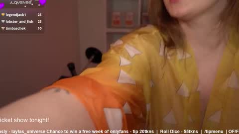 Layla Universe online show from 03.14.26