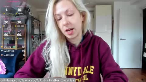 Snapshot of leavixx chatting on 03.01.26 LeaVixx online show from 03.01.26