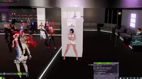 Snapshot of little_doll25 chatting on 10.13.25 Succubus Blue online show from 10.13.25