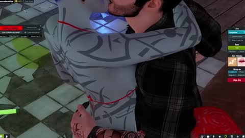 Snapshot of little_doll25 chatting on 10.28.25 Succubus Blue online show from 10.28.25