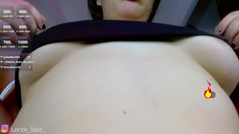 Snapshot of loren_leee chatting on 03.10.25 Loren online show from 03.10.25