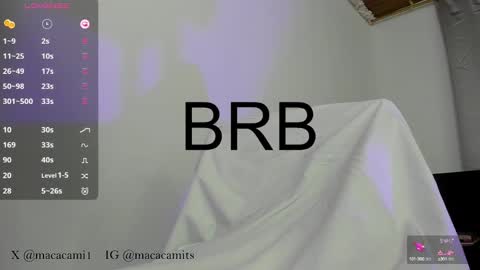 Snapshot of macacami1 chatting on 01.13.25 cami online show from 01.13.25