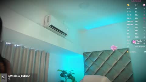 Snapshot of malaia_hills chatting on 10.14.25 Call Me Mala online show from 10.14.25