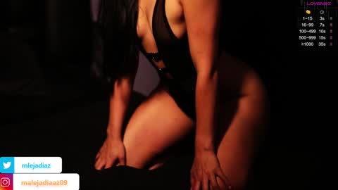 Snapshot of malejadiaz_ chatting on 12.18.24 Maleja Diaz online show from 12.18.24