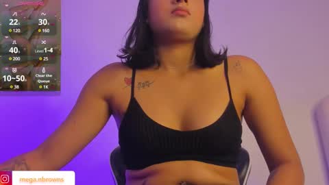 Snapshot of megan_browns1 chatting on 02.21.25 Megan online show from 02.21.25