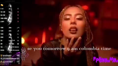 Snapshot of meganwolf1_ chatting on 02.23.25 Megan online show from 02.23.25