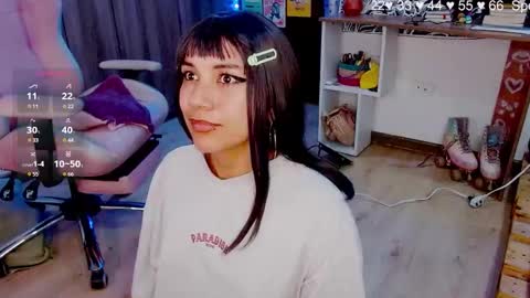 Snapshot of mel_dahlia chatting on 12.18.24 Melissa - - Please help me to reach 100 thumbs up online show from 12.18.24