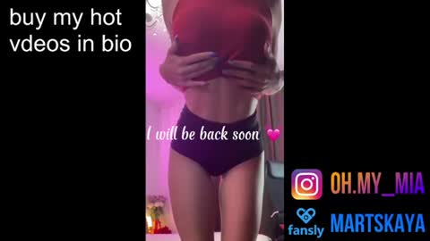 Snapshot of mia4sin chatting on 06.25.26 Mia Martskaya online show from 06.25.26
