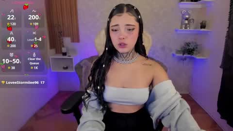 Snapshot of mia_cat05 chatting on 01.28.25 Mia online show from 01.28.25