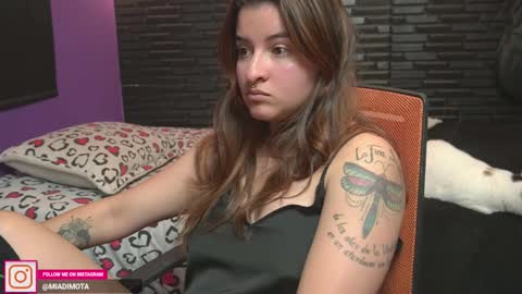 Snapshot of miadimota chatting on 11.15.25 Mia online show from 11.15.25