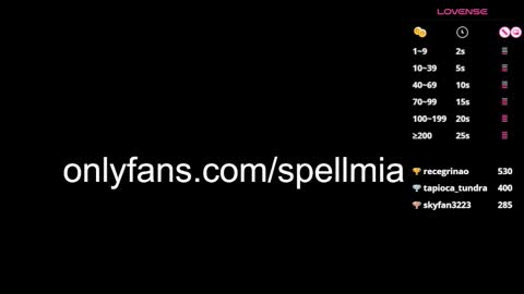 Mia  instagram miasspell online show from 02.23.25