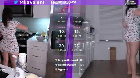 Mila Valentina online show from 02.22.25