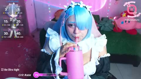 Snapshot of milkysakura chatting on 05.03.26 Abby Lilia online show from 05.03.26