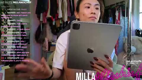 Snapshot of millamischief chatting on 06.11.26 Milla Mischief online show from 06.11.26