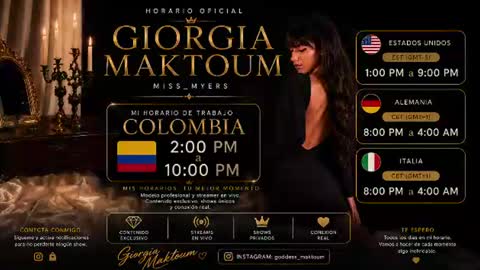 Goddess Myers  thumb up is important for me kisses  online show from 07.18.26