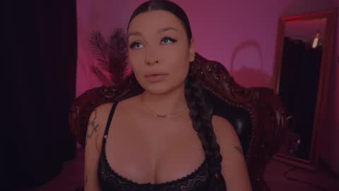 Snapshot of missmerciless chatting on 02.24.25 LUXXANDRA online show from 02.24.25