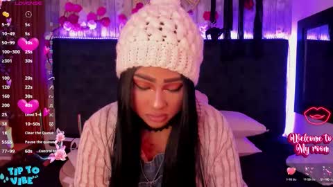 Snapshot of nekomisaki chatting on 10.10.25 Miah online show from 10.10.25